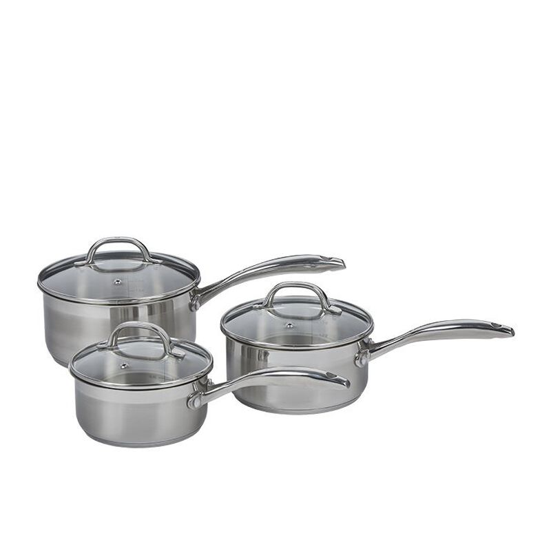 Swiss Diamond Premium Steel Induction 3 Piece Saucepan Set image number 0